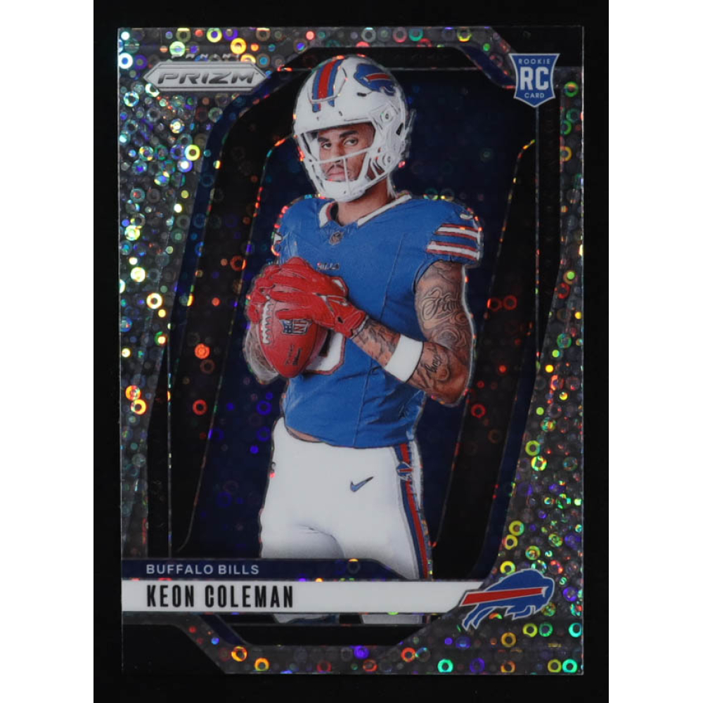 Keon Coleman 2024 Panini Prizm Rookie Variations Prizms No Huddle #23 RC at PristineAuction.com Keon Coleman 2024 Panini Prizm Rookie Variations Prizms No Huddle #23 RC at PristineAuction.com