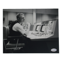 Eugene "Gene" Kranz Signed 8x10 Photo Inscribed "Flight" (ACOA) at PristineAuction.com
