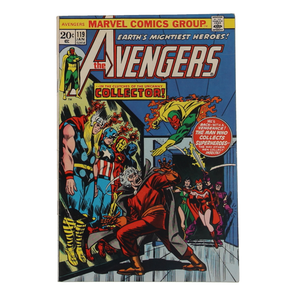 1974 "The Avengers" Issue #119 Marvel Comic Book at PristineAuction.com
