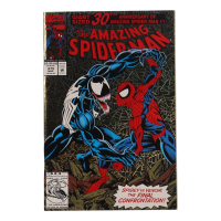 1993 "The Amazing Spider-Man" #375 Gold Foil Cover Marvel Comic Book at PristineAuction.com