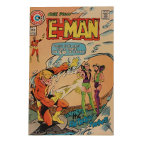 1973 "E-Man" Issue #2 Charlton Comic Book at PristineAuction.com