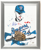 Nolan Ryan Signed Rangers Custom Framed Photo Display (PSA) at PristineAuction.com