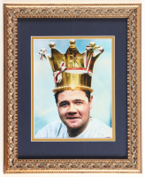Babe Ruth Custom Framed Colorized Photo Display at PristineAuction.com