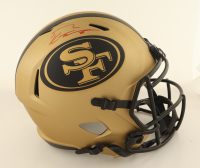 George Kittle Signed 49ers Full-Size Salute To Service Alternate Speed Helmet (Beckett) at PristineAuction.com