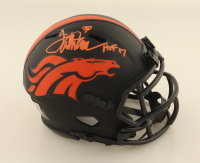 Terrell Davis Signed Broncos Eclipse Alternate Speed Mini Helmet Inscribed "HOF 17" (Beckett) at PristineAuction.com