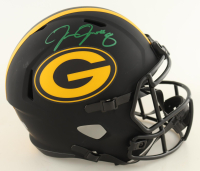 Josh Jacobs Signed Packers Full-Size Eclipse Alternate Speed Helmet (Beckett) at PristineAuction.com