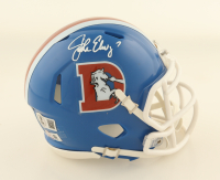 John Elway Signed Broncos Throwback Speed Mini Helmet (Beckett & SportsMemorabilia) at PristineAuction.com