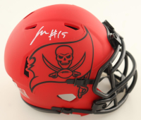Jalen McMillan Signed Buccaneers Rave Alternate Speed Mini Helmet (Beckett) at PristineAuction.com