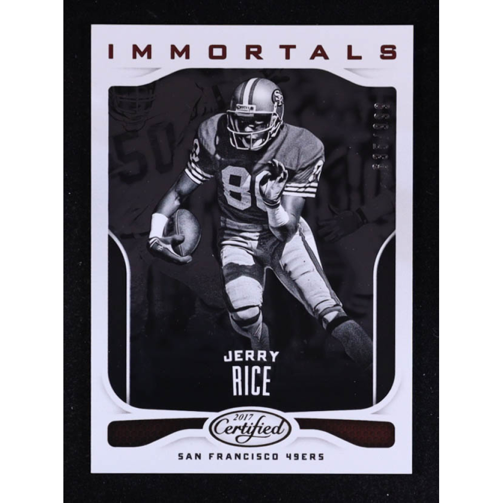 Jerry Rice 2017 Certified #119 #635/999 IMM at PristineAuction.com