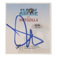 John Cena Signed 4x4 "Elbow Grease vs. Motozilla" Bookplate (PSA) at PristineAuction.com