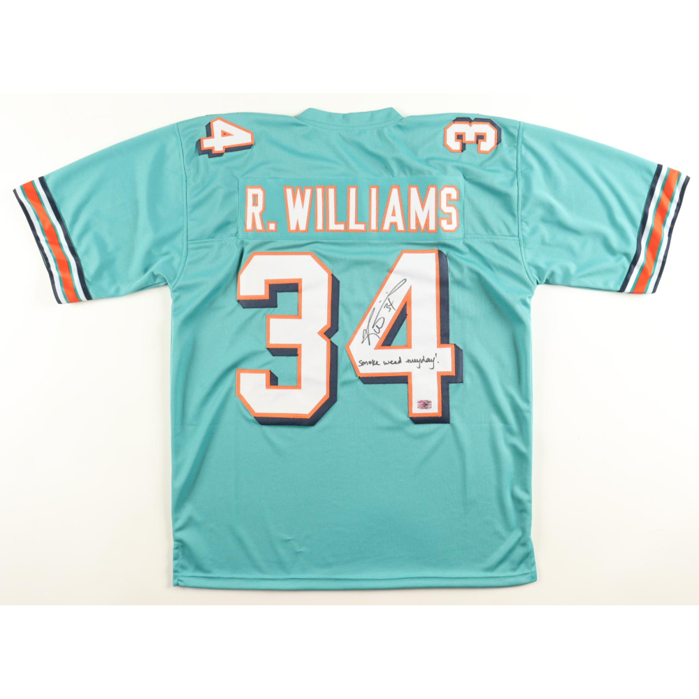 Ricky Williams Signed Jersey Inscribed "Smoke Weed Everyday!" (Wilder Side of Sports) at PristineAuction.com