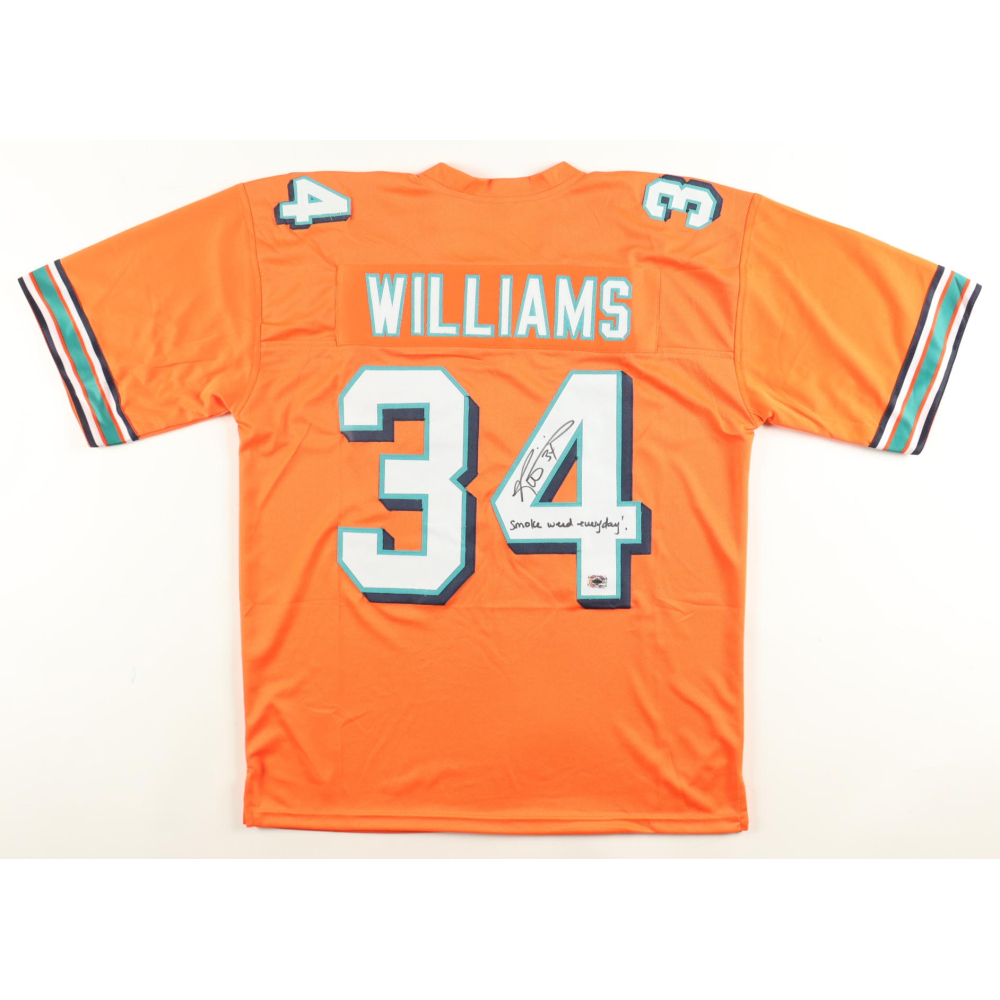 Ricky Williams Signed Jersey Inscribed "Smoke Weed Everyday!" (Wilder Side of Sports) at PristineAuction.com