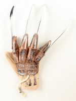 Charles Belardinelli Signed "A Nightmare on Elm Street" Freddy Krueger Glove Inscribed "This is God", "Freddy Krueger" & "1..2 Freddys Coming For You" (AutographCOA) at PristineAuction.com