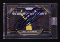 Christopher Bell Signed 2023 Panini Prizm Widescreen #10 (PA) at PristineAuction.com