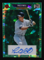 Paul O'Neill/Tino Martinez 2024 Leaf Pro Set Dual Multi-Mash Up Green Crystal Autographs #MU30 #4/6 at PristineAuction.com