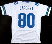Steve Largent Signed Jersey Inscribed "HOF 95" (JSA) at PristineAuction.com