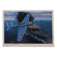 T.R. Wiebe & Walter N. Nelson Signed Stan Stokes "Scratch One Flat Top" Lithograph (AIV) at PristineAuction.com