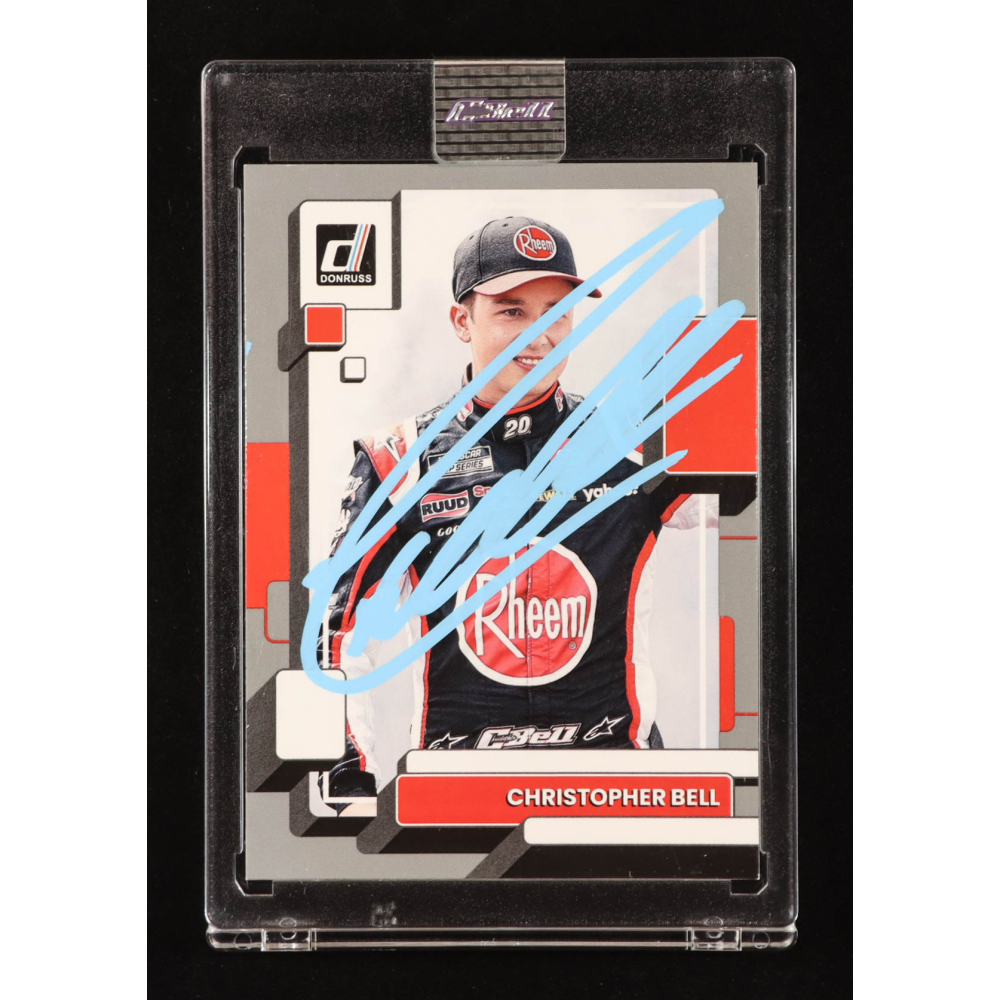 Christopher Bell Signed 2023 Donruss #48 (PA) at PristineAuction.com