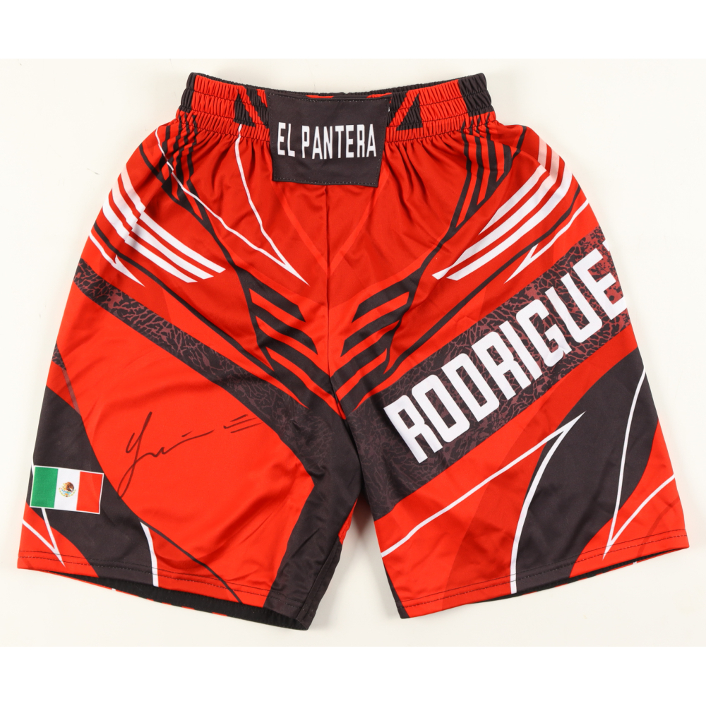 Yair Rodriguez Signed "El Pantera" Custom Fight Shorts (Beckett) at PristineAuction.com