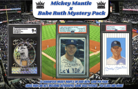 Break King: Babe Ruth & Mickey Mantle Mystery Box Foil Pack at PristineAuction.com