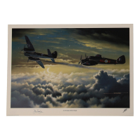 John Cunningham Signed Stan Stokes "Double Trouble" Lithograph (AIV) at PristineAuction.com