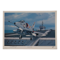 Everett Alvarez Signed Stan Stokes "Fallen Eagle" Lithograph (AIV) at PristineAuction.com