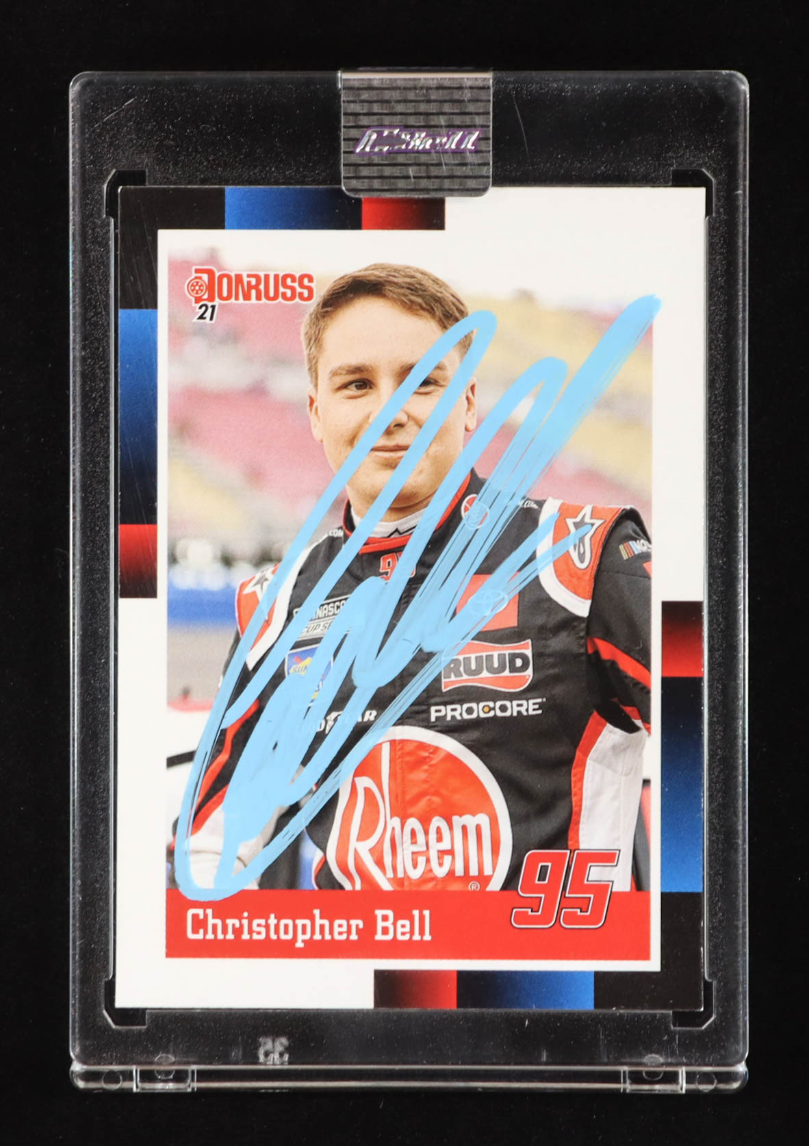 Christopher Bell Signed 2021 Donruss Retro #183 (PA) at PristineAuction.com Christopher Bell Signed 2021 Donruss Retro #183 (PA) at PristineAuction.com