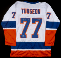 Pierre Turgeon Signed Jersey Inscribed "HOF 23" (JSA) at PristineAuction.com