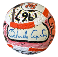 Orlando Cepeda Signed CarterX Custom Hand-Painted 1/1 Baseball (JSA) at PristineAuction.com