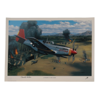 Charles McGee Signed Stan Stokes "A Perfect Record" Lithograph (AIV) at PristineAuction.com