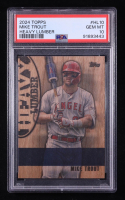 Mike Trout 2024 Topps Heavy Lumber #HL10 (PSA 10) at PristineAuction.com