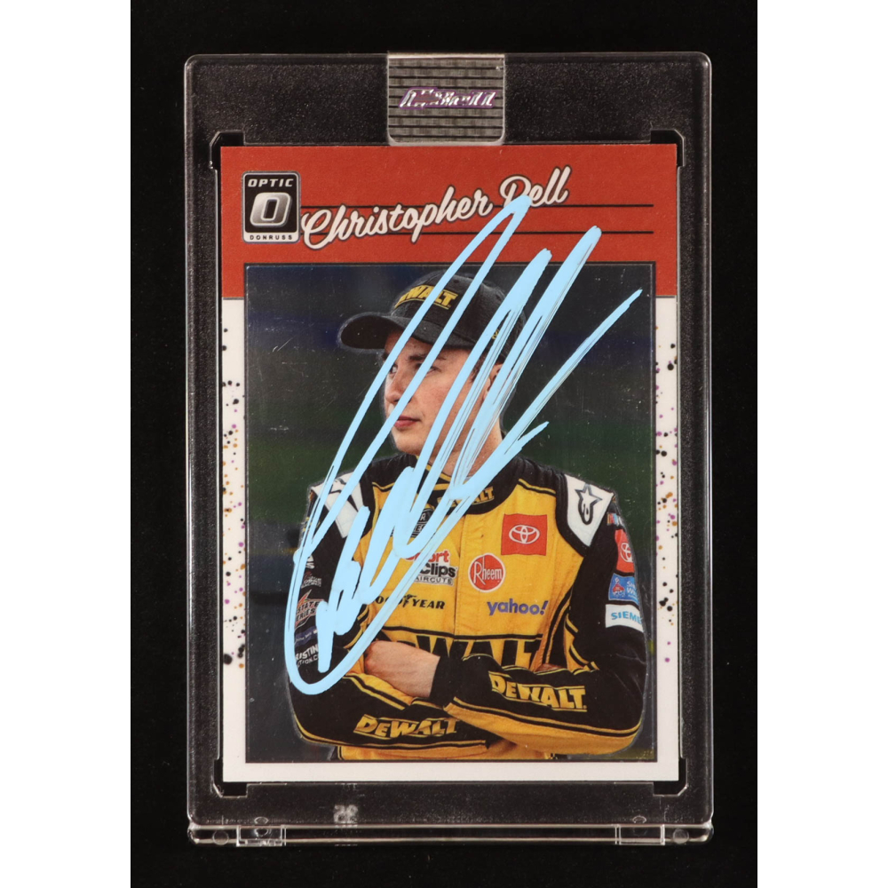 Christopher Bell Signed 2023 Donruss Optic Retro #80 (PA) at PristineAuction.com