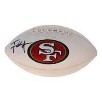 Frank Gore Signed 49ers Logo Football (Beckett) at PristineAuction.com