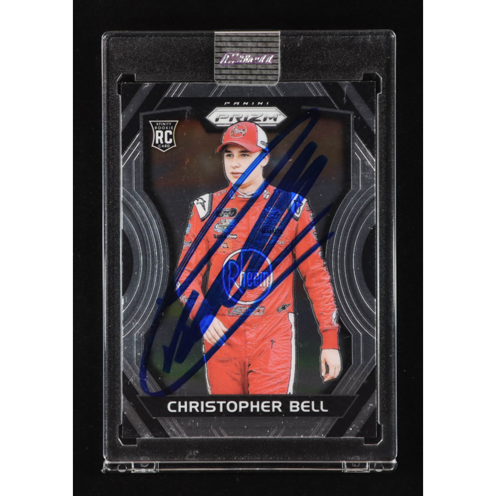 Christopher Bell Signed 2018 Panini Prizm #39 RC (PA) at PristineAuction.com