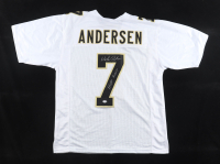 Morten Andersen Signed Jersey Inscribed "HOF 2017" (PSA) at PristineAuction.com