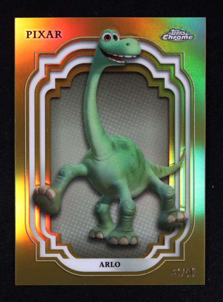 Arlo 2024 Topps Chrome UK Disney Gold Refractors #164 #41/50