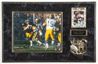Gary Dunn Signed Steelers Photo Plaque Display (Beckett) at PristineAuction.com