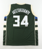 Giannis Antetokounmpo Signed Jersey (Beckett) at PristineAuction.com