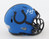 Edgerrin James Signed Colts Rave Alternate Speed Mini Helmet (Beckett) at PristineAuction.com