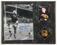 Jack Butler Signed Steelers Photo Plaque Display Inscribed "HOF 2012" (Beckett) at PristineAuction.com