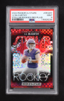 JJ McCarthy 2024 Rookies and Stars Stellar Rookies Red Plaid #5 RC (PSA 9) at PristineAuction.com