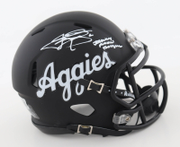 Johnny Manziel Signed Texas A&M Aggies Speed Mini Helmet Inscribed "Johnny F**kin Football" (Beckett) at PristineAuction.com