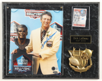 Dick LeBeau Signed Lions Photo Plaque Display (Beckett) at PristineAuction.com