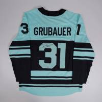 Philipp Grubauer Signed Kraken Fanatics Authentic Jersey (Fanatics) at PristineAuction.com