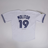 Paul Molitor Signed Blue Jays Majestic Authentic Jersey (Beckett) at PristineAuction.com