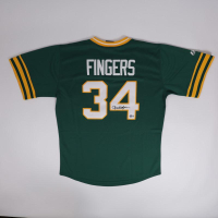 Rollie Fingers Signed Athletics Majestic Authentic Jersey (Beckett) at PristineAuction.com