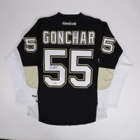 Sergei Gonchar Signed Penguins Reebok Authentic Jersey (AJ's Sports World) at PristineAuction.com