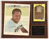 Willie Stargell Signed Pirates Photo Plaque Display (Beckett) at PristineAuction.com