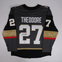 Shea Theodore Signed Golden Knights Fanatics Authentic Jersey (AJ's Sports World) at PristineAuction.com