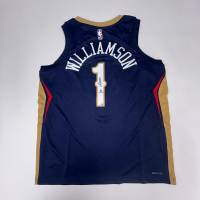 Zion Williamson Signed Pelicans Nike Authentic Jersey (Fanatics) at PristineAuction.com
